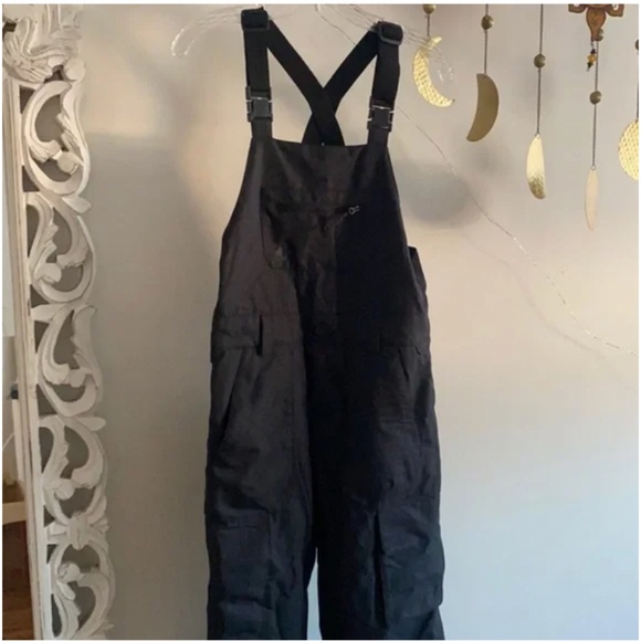 🪞 NEW volcom snow suit adjustable bib jumpsuit with suspender winter wear - Picture 2 of 9